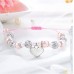 POWWA Geschenk Einschulung Mädchen, Schultüte Mädchen Inhalt 2022 Schulkind Armband，Geschenk für Erstklässler Abschiedsgeschenke Rosa Perlen Herz Charme Armband Geschenke für MädchenP-BTS-bracelet