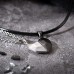 POWWA Couples Necklace for Him Her Matching Necklaces Relationship Gifts Love Heart Pendant Jewellery Gifts for Him Her Women Men Lover Girlfriend Boyfriend-P-Manget-N-black&silver