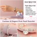 POWWA Big Sister Bracelet for Girls，Big Sister Gifts from Sister Pink Pearl Heart Charm Bracelets Birthday Jewelry Gifts for Big Sister from Mum Dad-P-W001