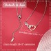 POWWA 21st Birthday Gifts for Her Keepsake 21 Years Old Birthday Gifts for Her Infinity Heart Pendant Necklace Birthday Presents for Her Daughter Women-P-W006